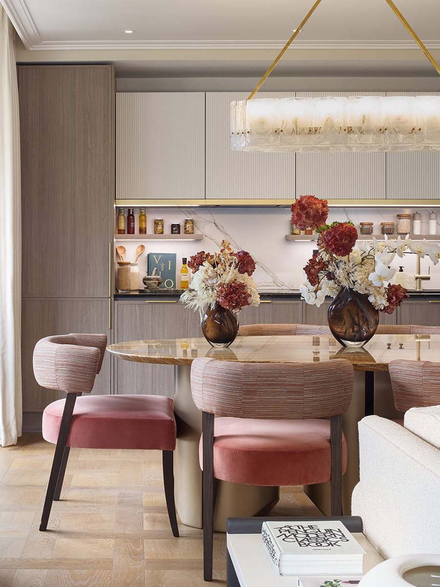 An interior CGI of a Dining at Wandsworth Mills