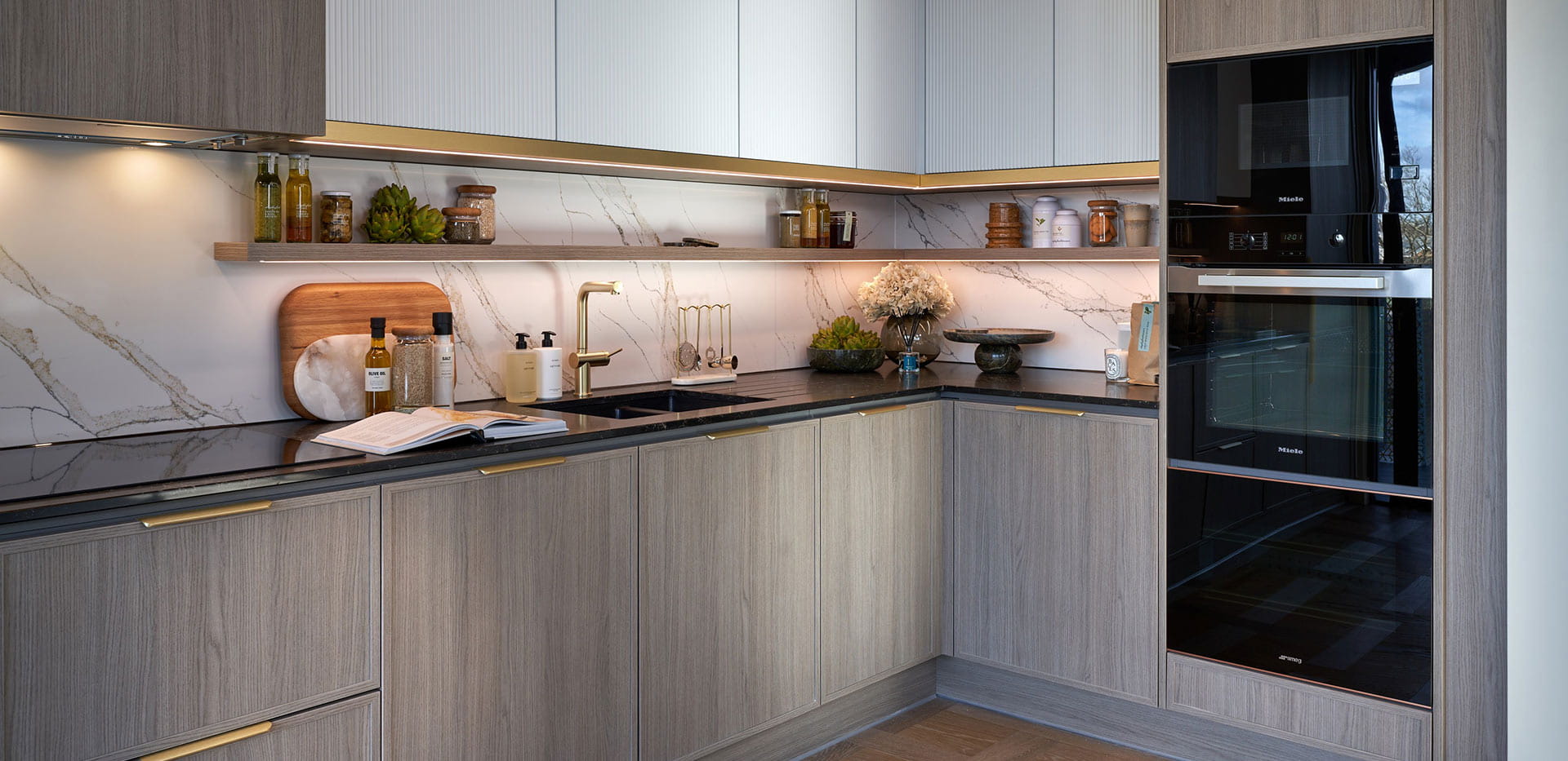 An interior Kitchen image at the Wandsworth Mills showhome
