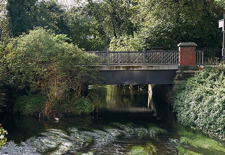 An image of a bridge over a river