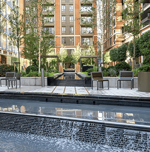 A photo of West End Gate private garden