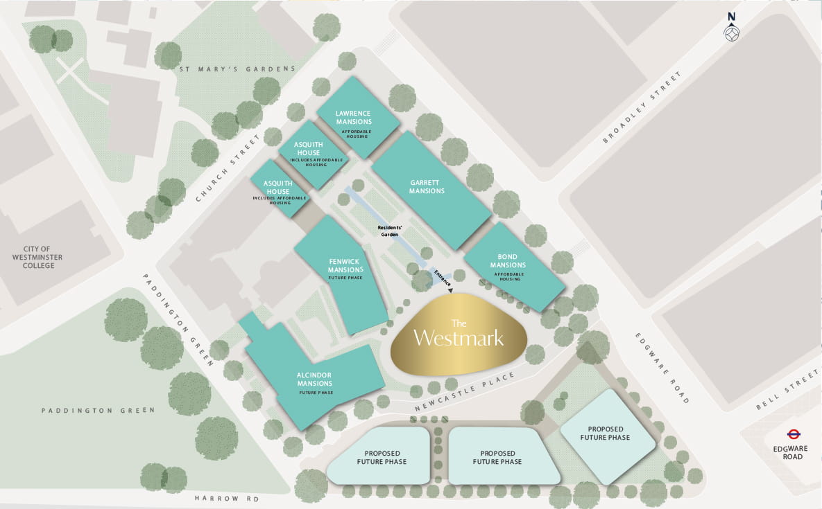 Berkeley, West End Gate, Westmark, Site Plan