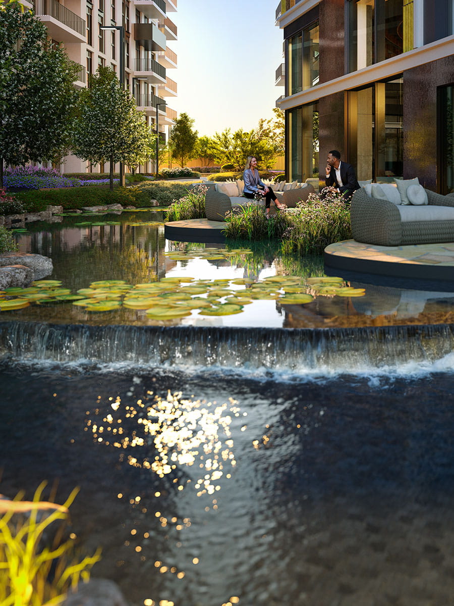 The Cascades peaceful residents' garden