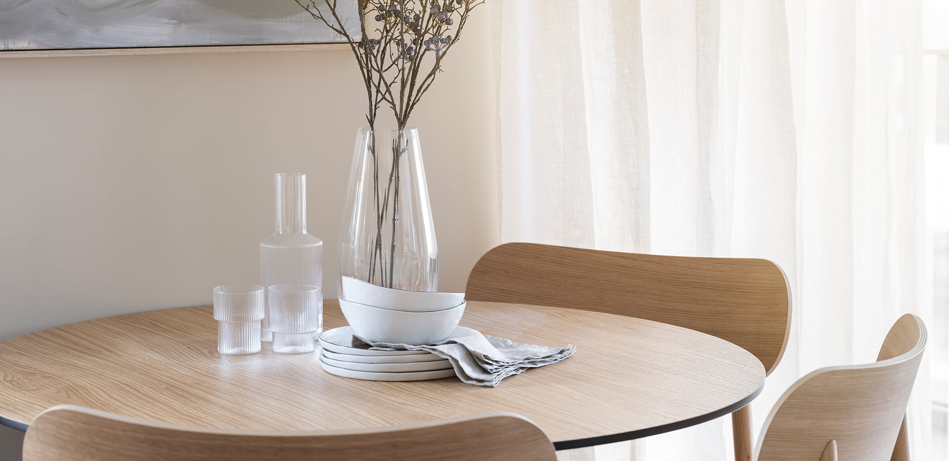 An image of the Dining area at the Showhome in White City Living
