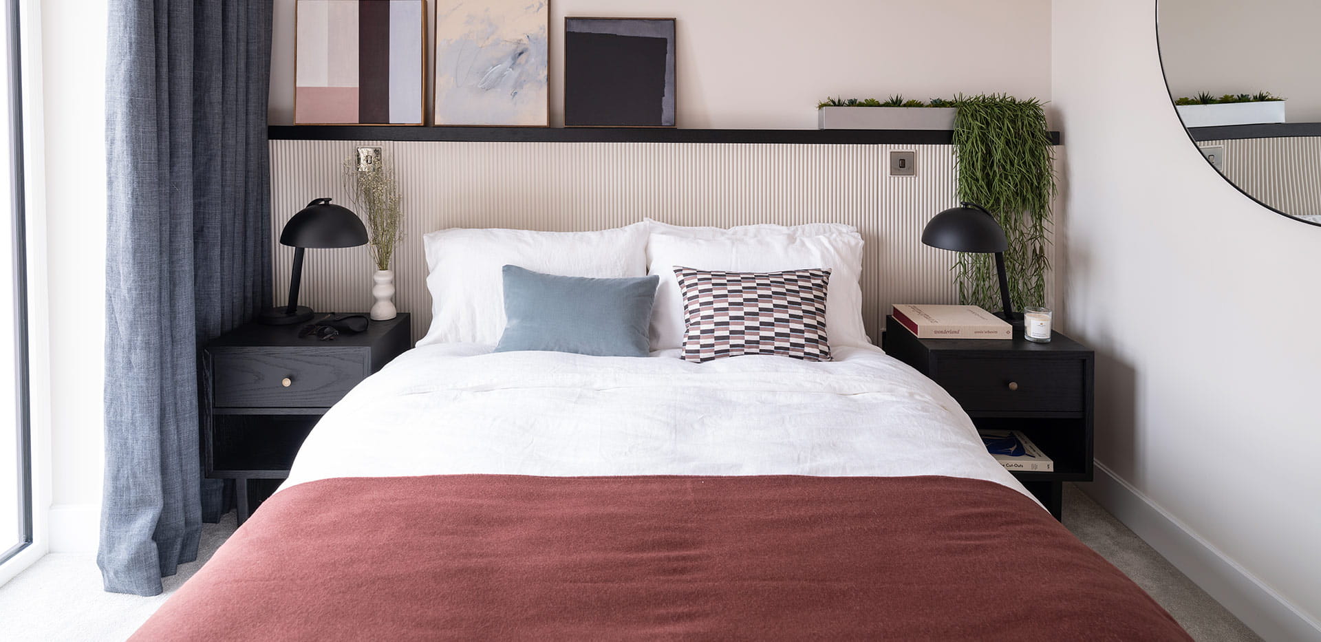 An interior Bedroom image at the White City Living 