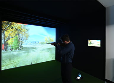 An image of the entertainment room at White City Living