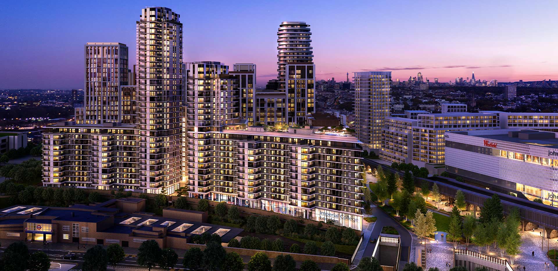 St James, White City Living, Exteriors