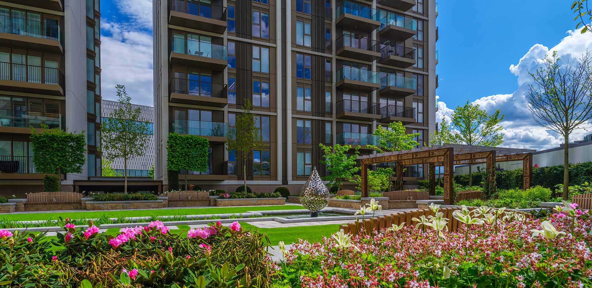 Exterior Image of the landscaped greenery