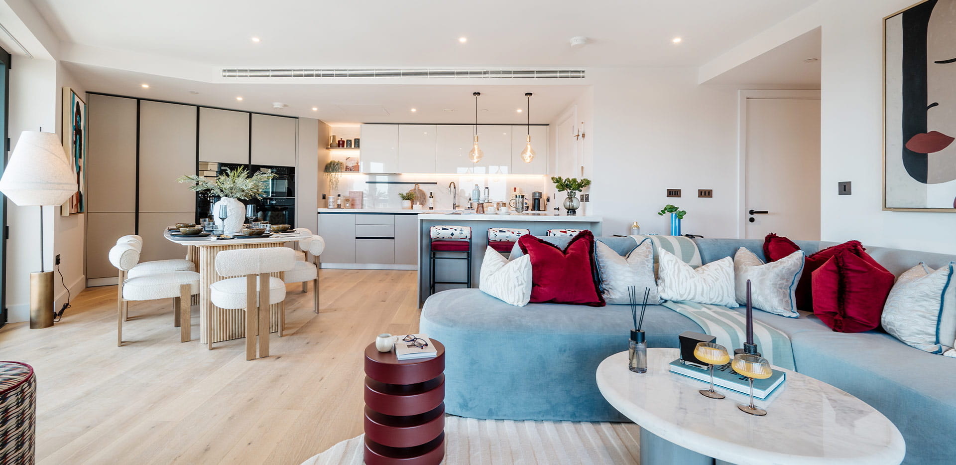 White City Living, Interior, Living/ Dining/ Kitchen