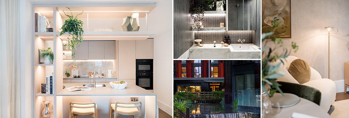 White City Living apartment interior and exterior