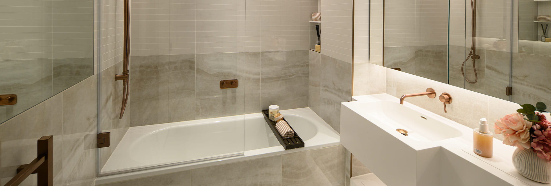 An interior bathroom image at White City