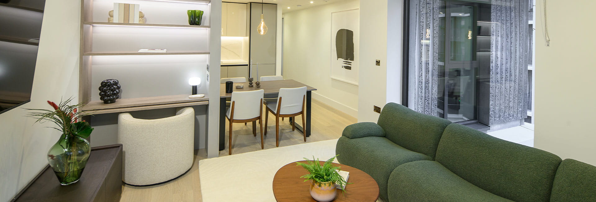 An interior living room image at White City