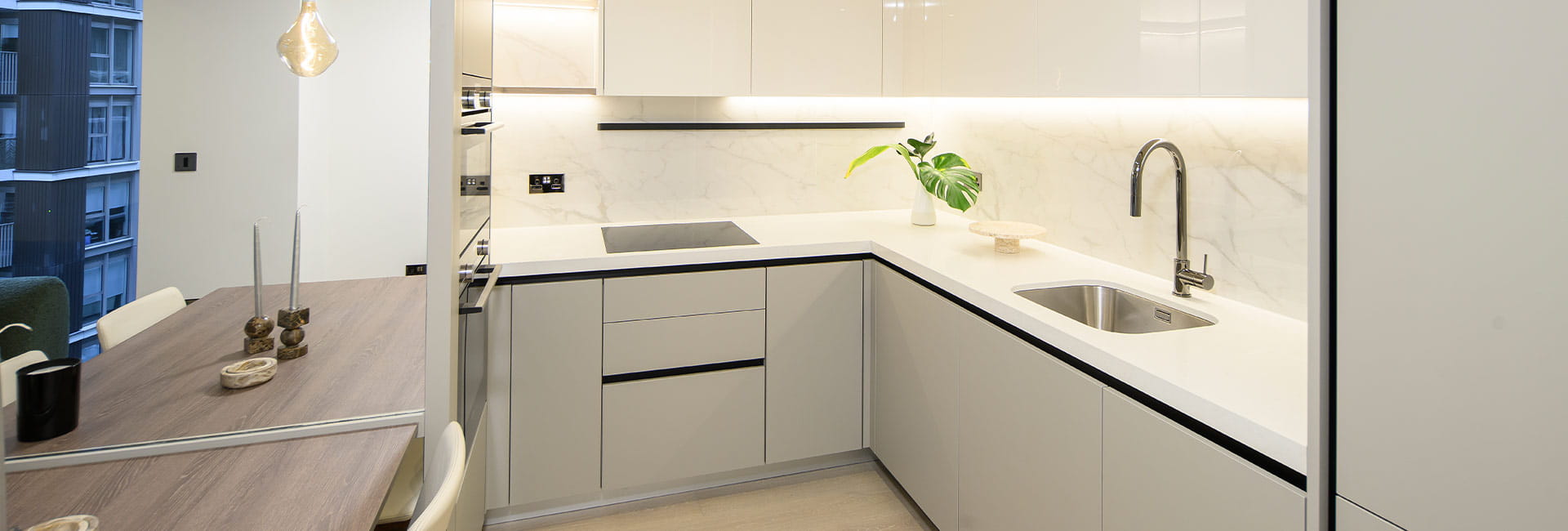 An interior kitchen image at White City