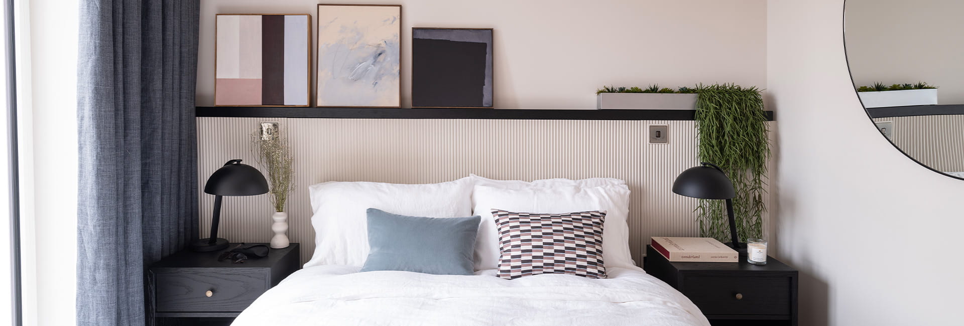 An interior bedroom image at White City