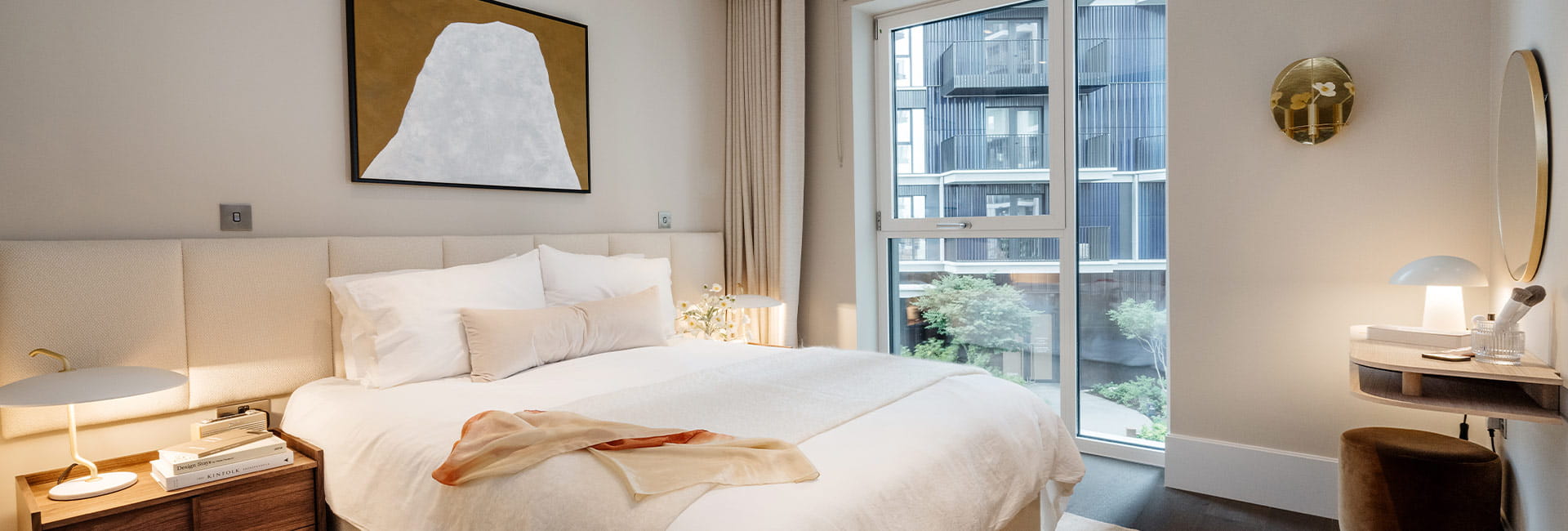 An interior bedroom image at White City