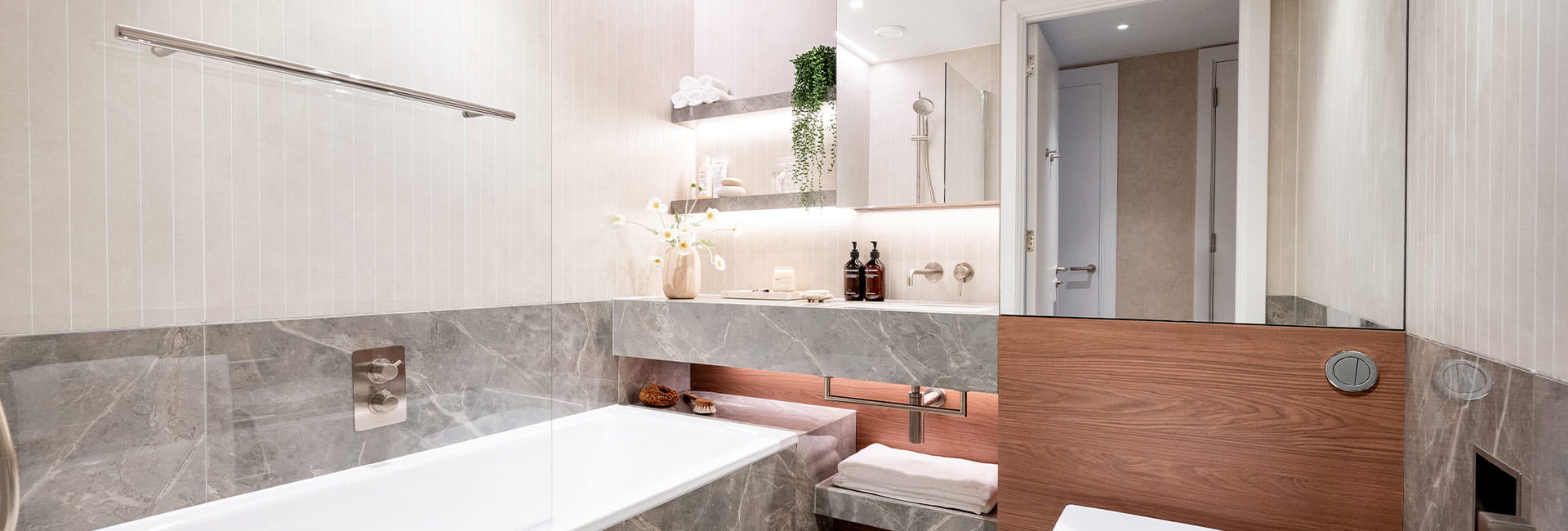 An interior bathroom image at White City