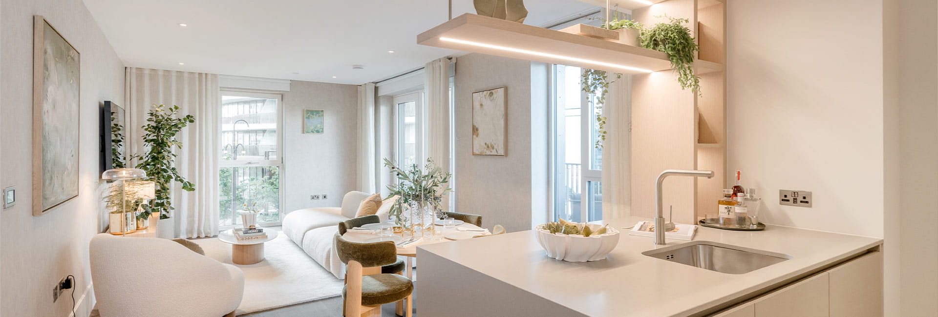 An interior kitchen image at White City