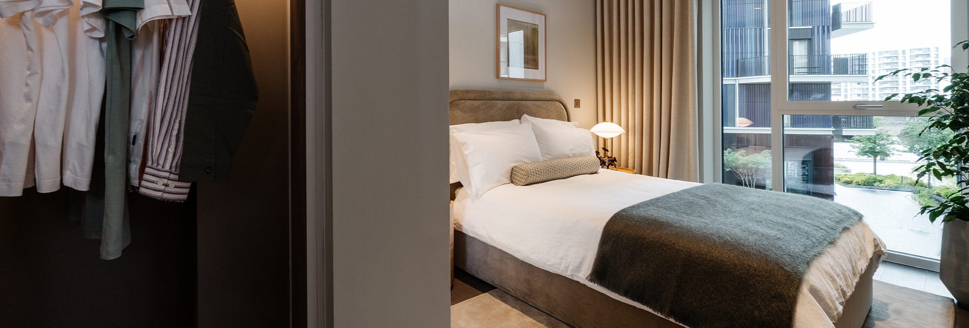An interior bedroom image at White City