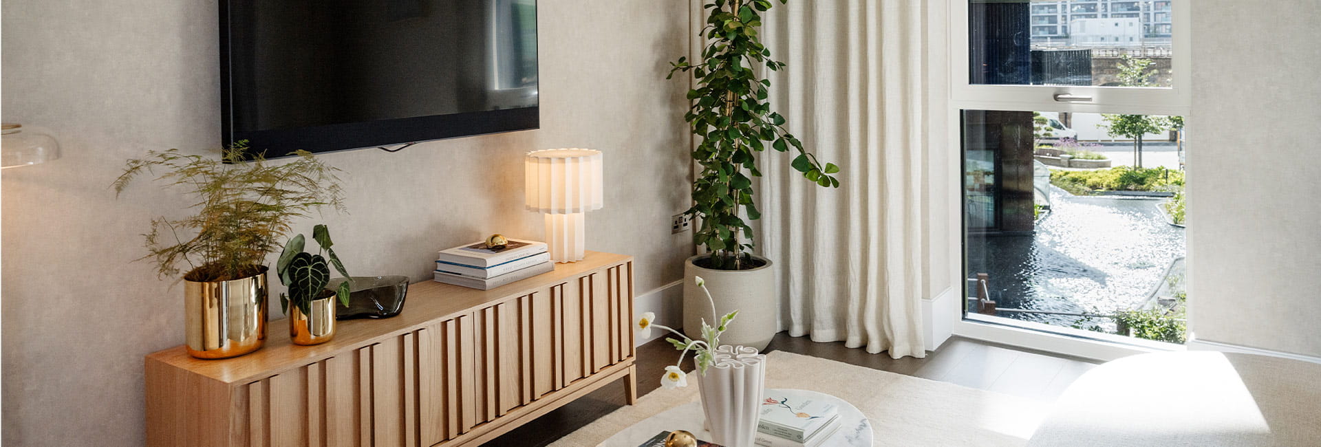 An interior living room image at White City