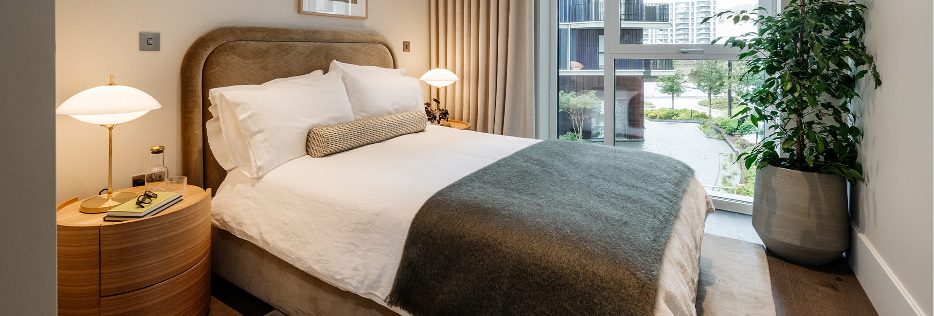 An interior bedroom image at White City