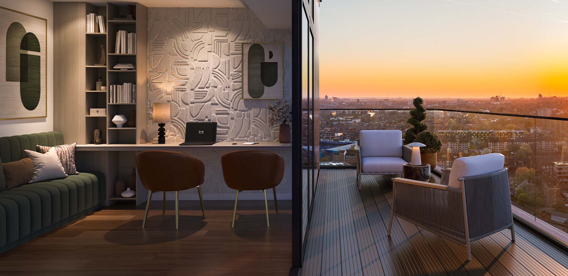 White City Living, The Solaris, Balcony