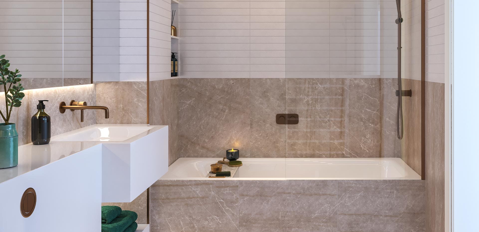 White City Living, The Solaris, Bathroom