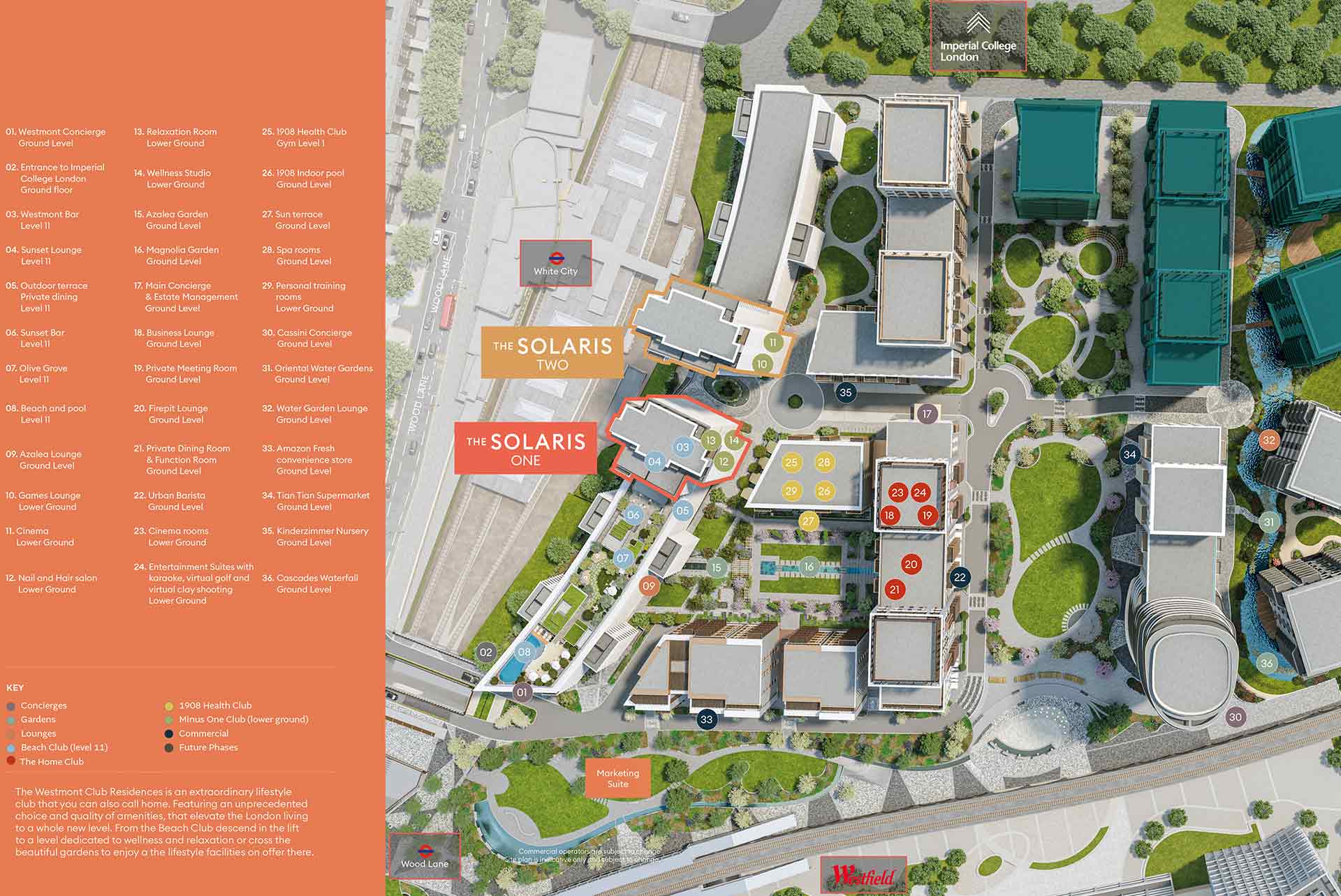 White City Living - Resident Facilities Plan