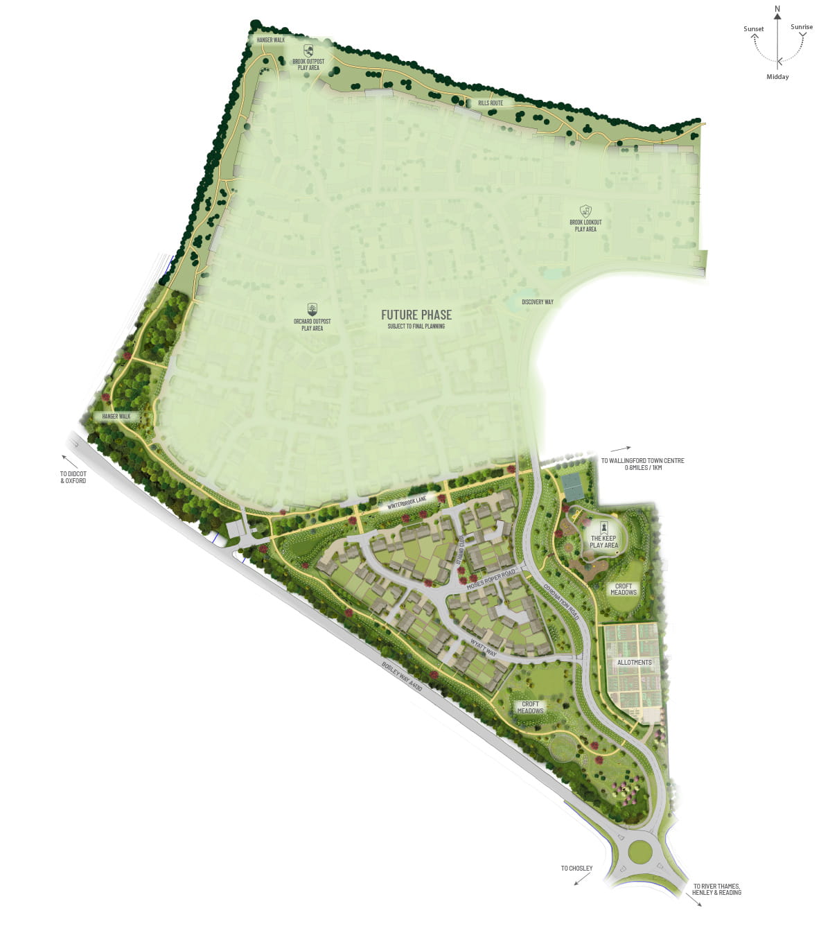Masterplan of Winterbrook Meadows