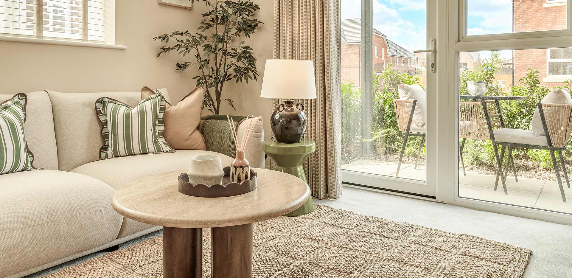 An interior Living Area with view outside image from Winterbrook Meadows