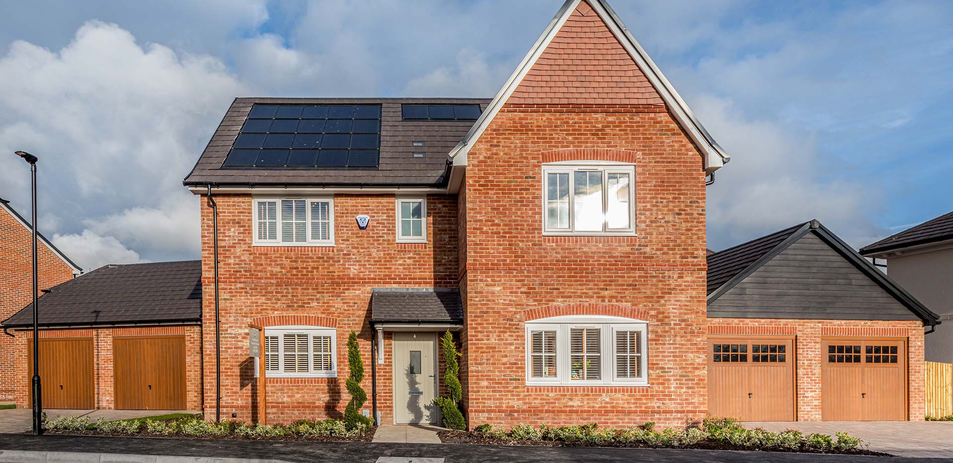 4 bedroom showhome house exterior