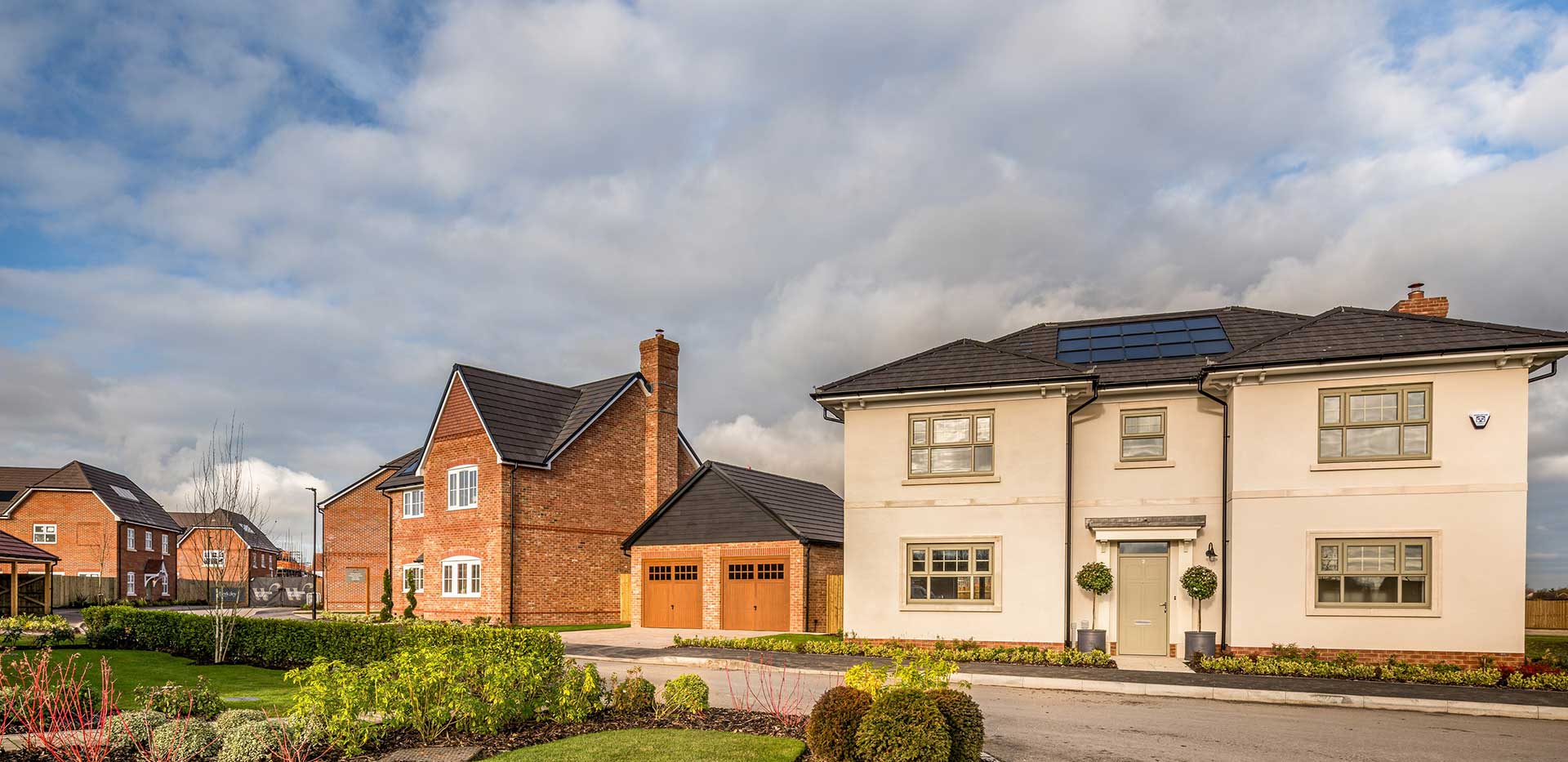 Two homes side-by-side at Winterbrook Meadows