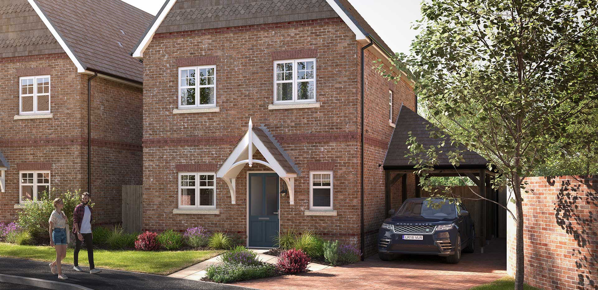 Street scene at Winterbrook Meadows