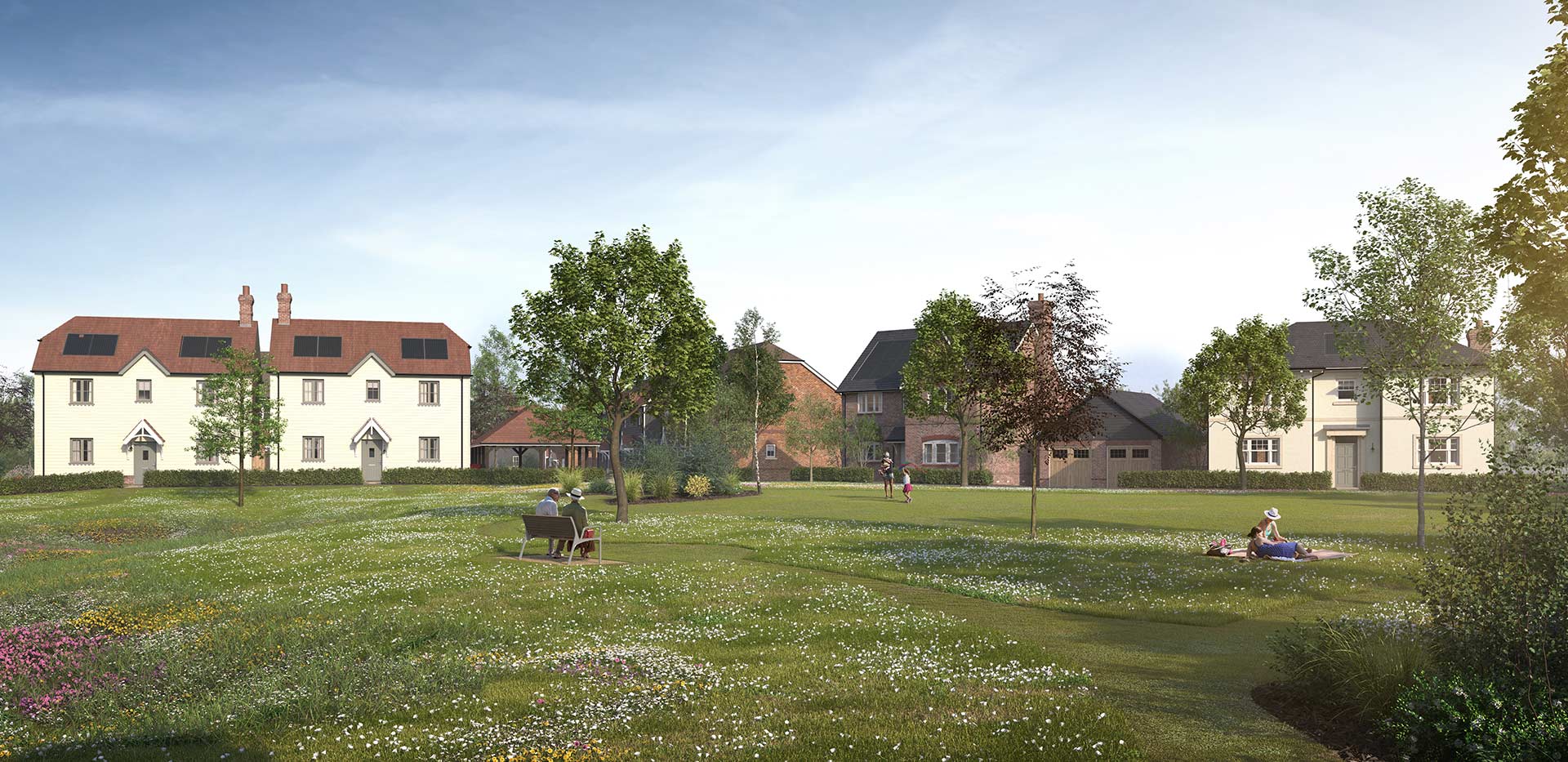 Street scene at Winterbrook Meadows