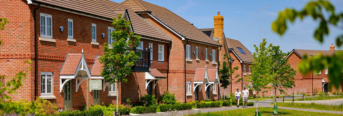 An exterior image of houses at Winterbrook Meadows