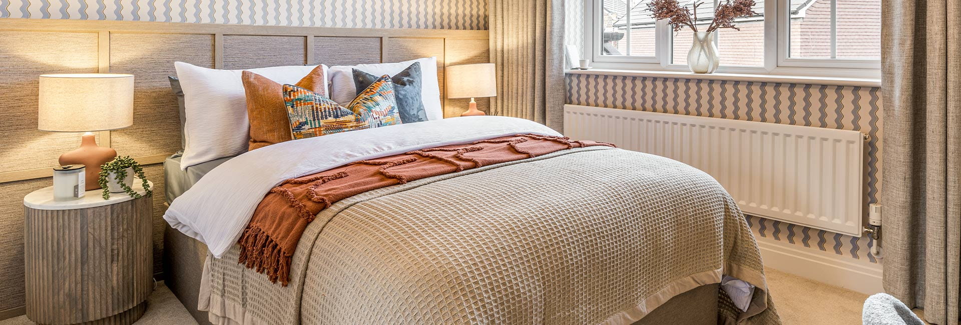Interior image of a bedroom at Winterbrook Meadows
