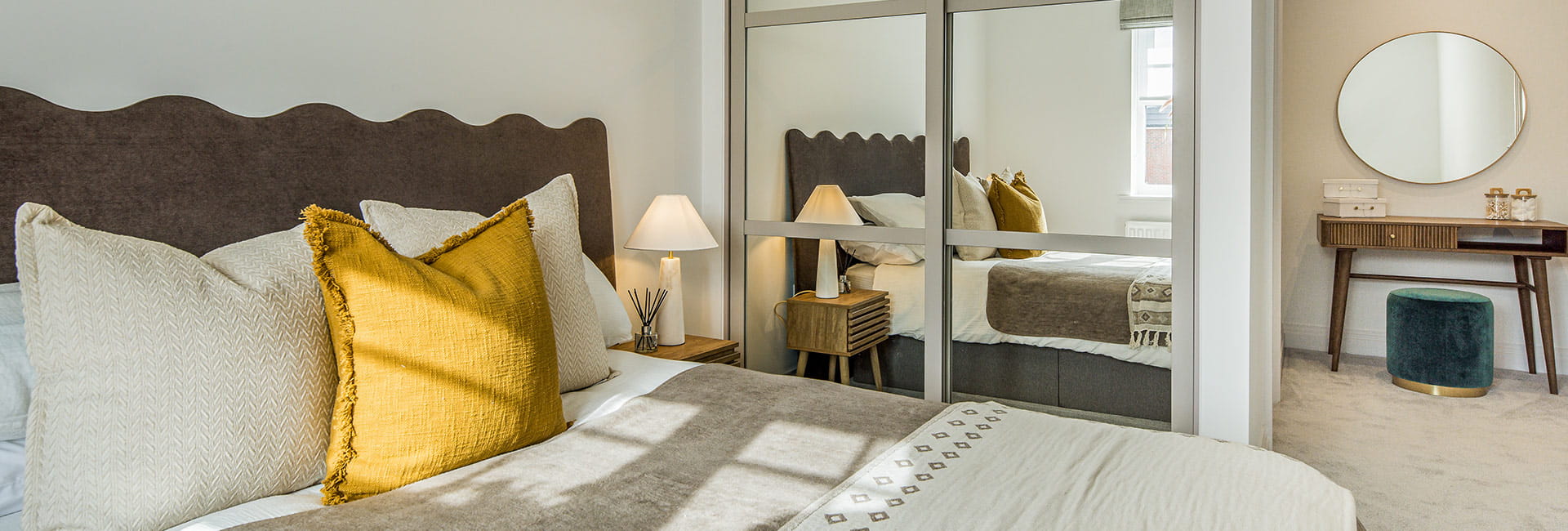 An interior photograph of the Bedroom at Winterbrook Meadows
