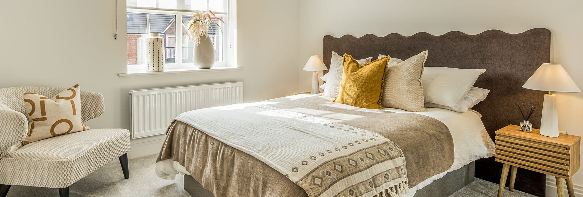 An interior photograph of the Bedroom at Winterbrook Meadows