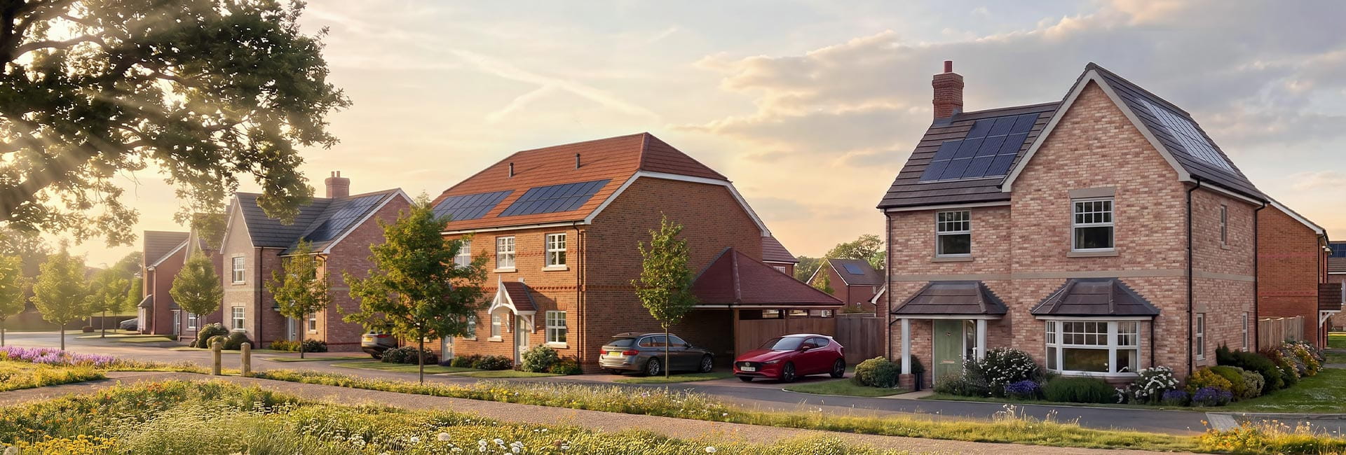 Winterbrook Meadows, The Rosemere Collection, street scene