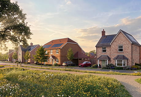 Winterbrook Meadows, The Rosemere Collection, street scene