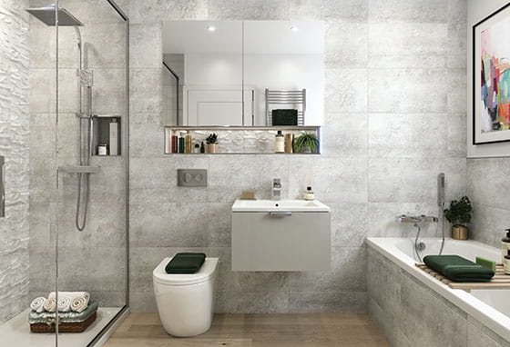 Interior bathroom image at a property within the Springmead Collection