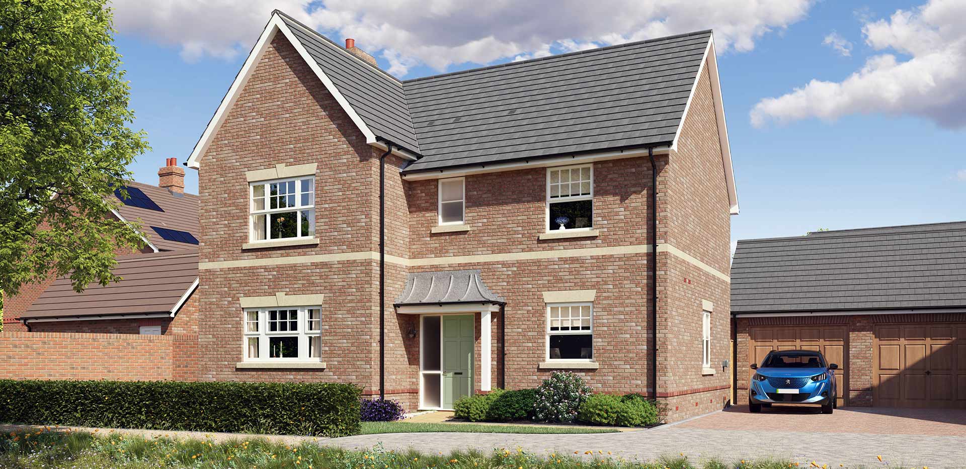 Winterbrook Meadows The Summerleigh Collection exterior CGI