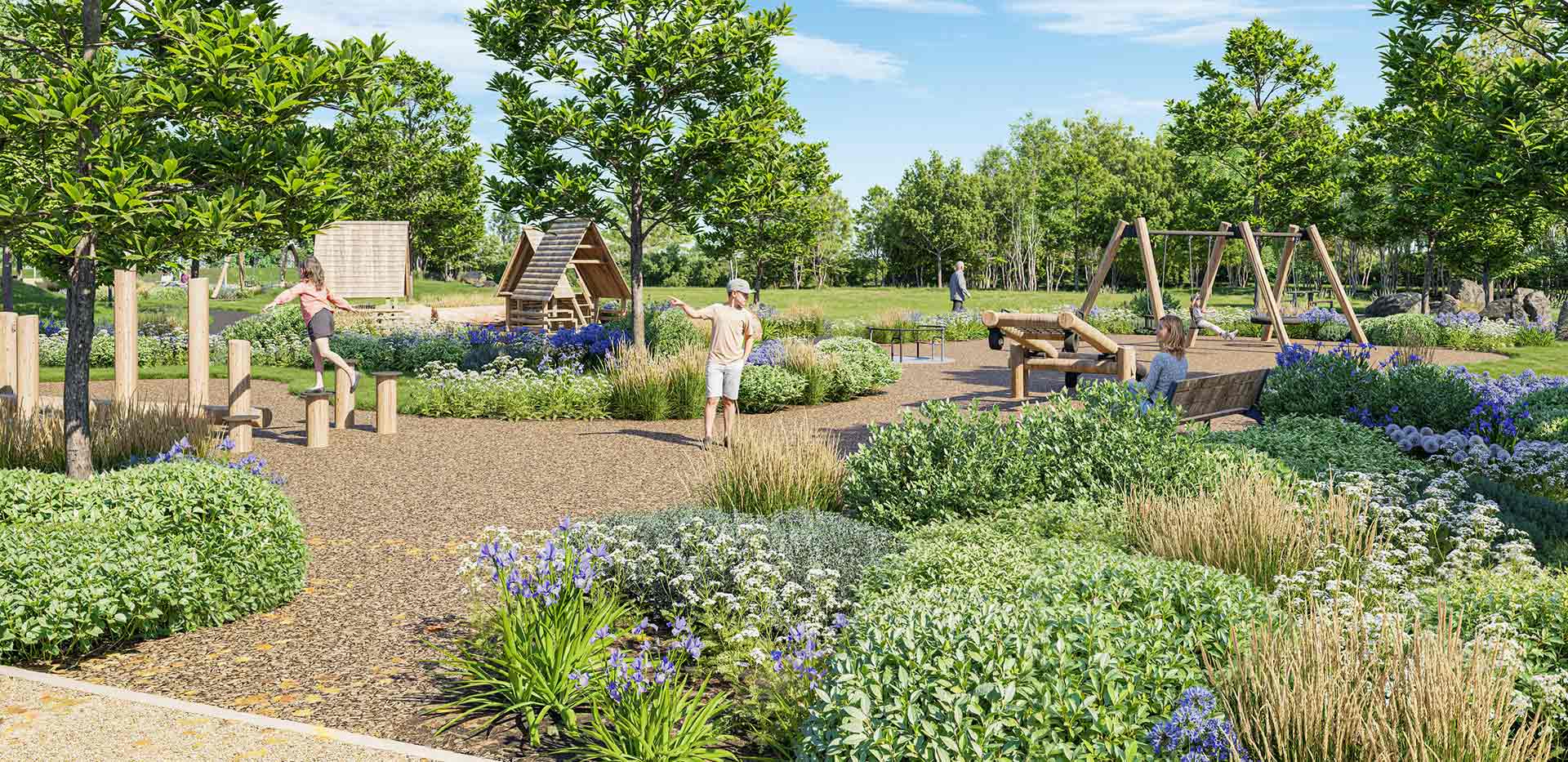 Winterbrook Meadows park CGI