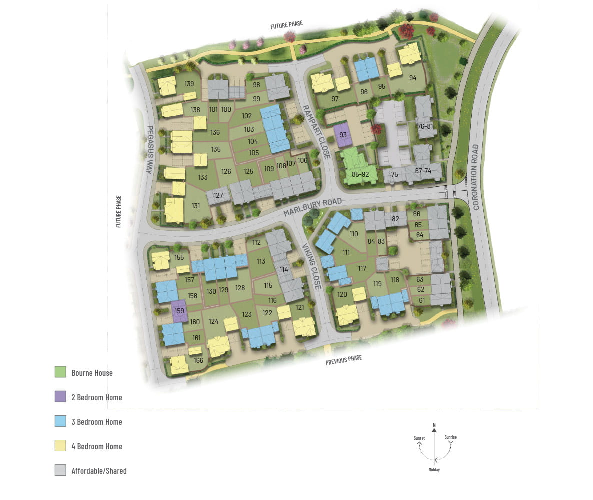 Winterbrook Meadows The Summerleigh Collection Site Plan