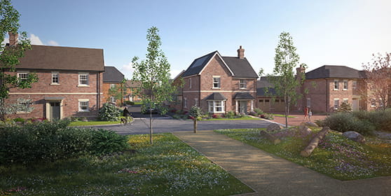 A street scene image of Winterbrook Meadows