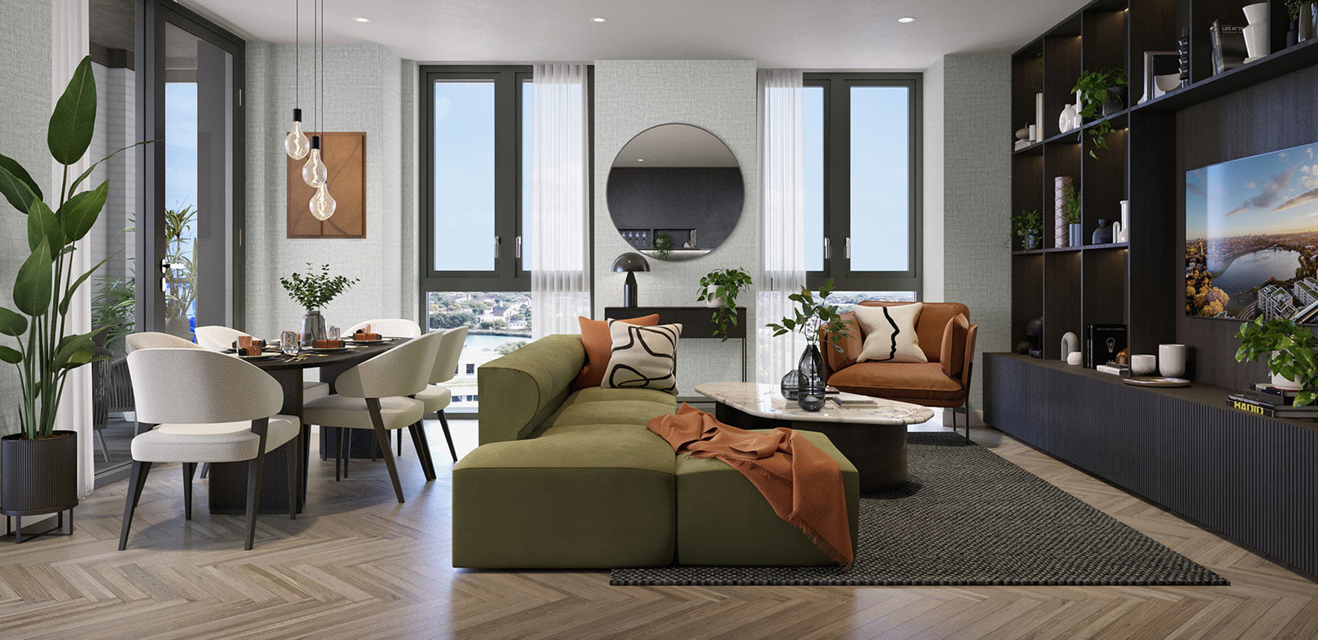 An interior Living image from The Crown Collection at Woodberry Down