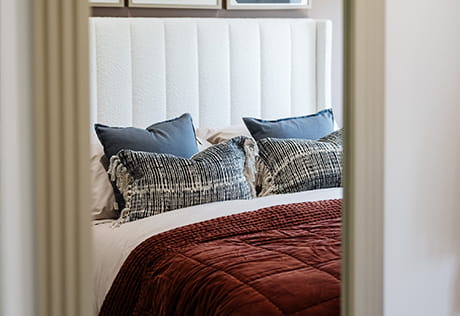 An image of the Bed in the mirror at Woodberry Down