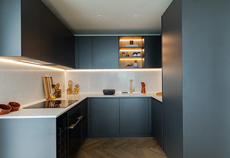 An interior Kitchen area image from Woodberry Down