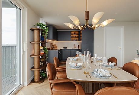 An interior Dining / Kitchen area image from Woodberry Down