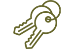 An icon of keys