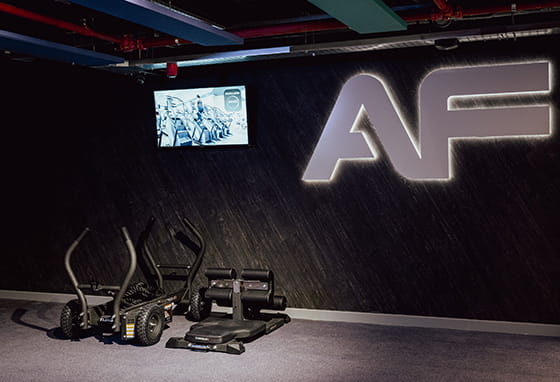 An interior image of Anytime Fitness