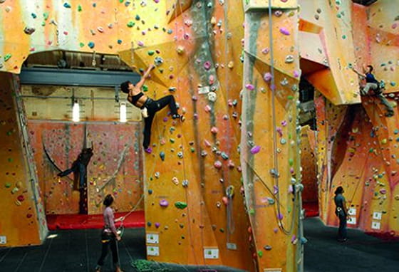 An interior image of Castle Climbing